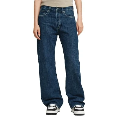 Image of G STAR Bowey Boyfriend Relaxed fit jeans, Women&#039;s, Size: 23x30, Worn in blue creek