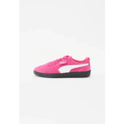 Image of Puma Palermo Unisex Trainers, Size: 7, Pink/white Suede