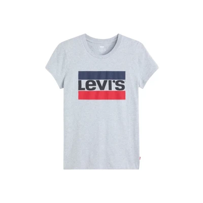 Image of Levi&#039;s Women&#039;s T shirt, Sportswear Logo Heather Grey, XS