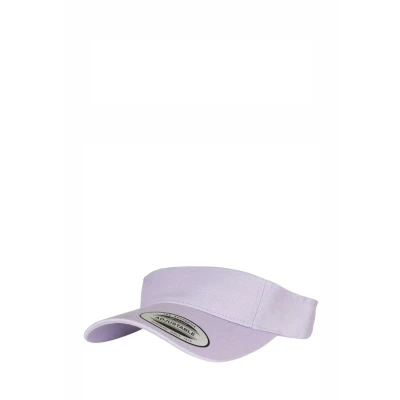 Image of Flexfit Snapback Curved Visor Cap, Size: One Size, Lilac