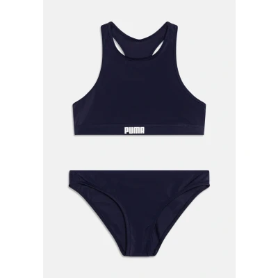 Image of Puma SWIM Girls Racerback Bikini for kids, Size: 7 8y, Navy