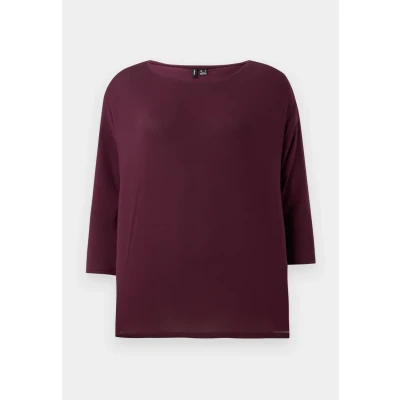 Image of Vero Moda Vmava Basic Tshirt, Women&#039;s, Size: XS, Winetasting