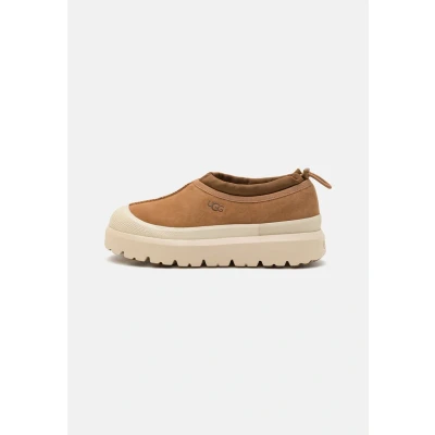 Image of UGG Tasman Weather Hybrid Trainers, Men&#039;s, Size: 8, Chestnut/whitecap Leather/synthetics