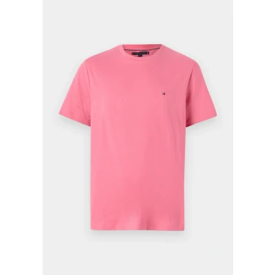Image of Tommy Hilfiger ESS Seasonal REG FIT Solid TEE Basic Tshirt, Men&#039;s, Size: XS, Vintage rosy