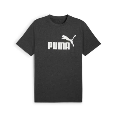 Image of PUMA Unisex Ess No. 1 Logo Heather Tee Tees (Pack of 1)
