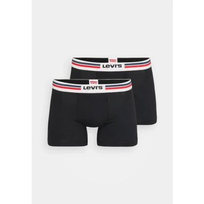 Image of Levi&#039;s MEN Placed LOGO 2PACK Pants, Men&#039;s, Size: Small, Black