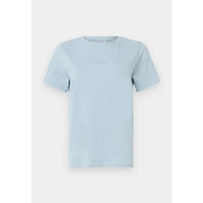 Image of Marc O&#039;Polo Denim LOGO Print Basic Tshirt, Women&#039;s, Size: XL, Blue fog