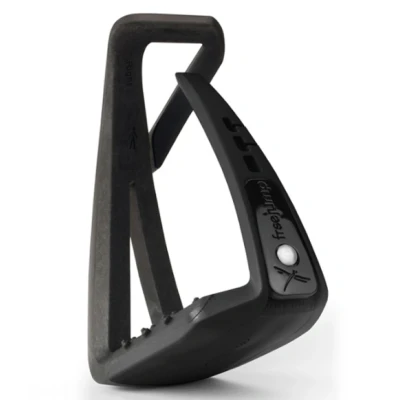 Image of Freejump Soft&#039;Up Lite Black Horse Stirrups Riding Equestrian