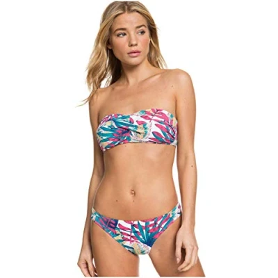 Image of Roxy Women&#039;s Sun Bandeau Set Swimwear