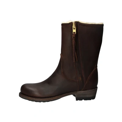 Image of Blackstone Cowboy/Biker boots, Women&#039;s, Size: 6, Brown Leather