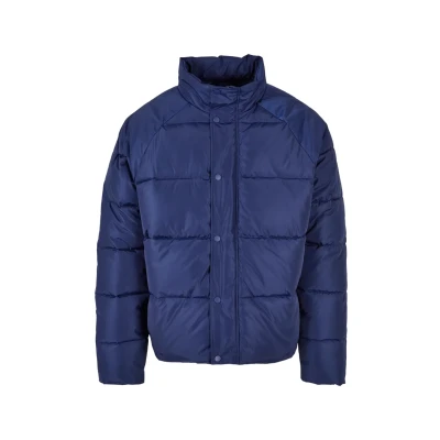 Image of Urban Classics Raglan Winter jacket, Men&#039;s, Size: Medium, Darkblue