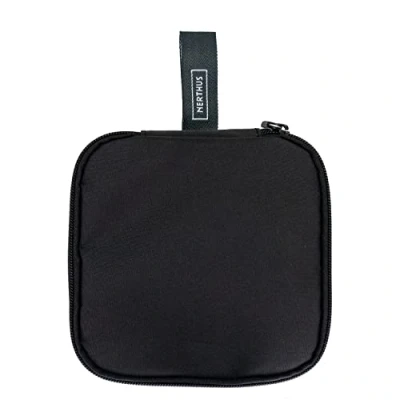 Image of NERTHUS Isothermal Sandwich Bag, Reusable, Eco Friendly, Adaptable, Easy to Clean, Black/White, Adjustable