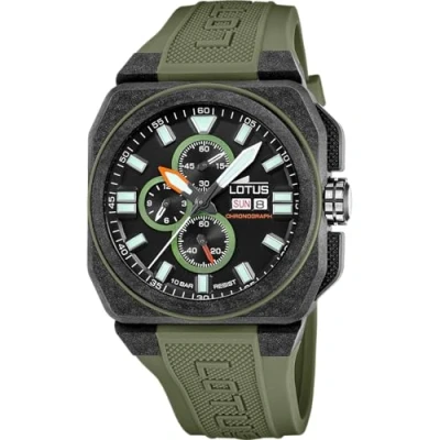 Image of Lotus Chronograph watch, Men&#039;s, Size: One Size, Green