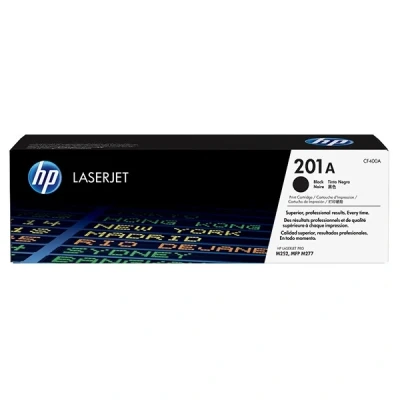 Image of HP CF400A 201A Original LaserJet Toner Cartridge, Black, Single Pack