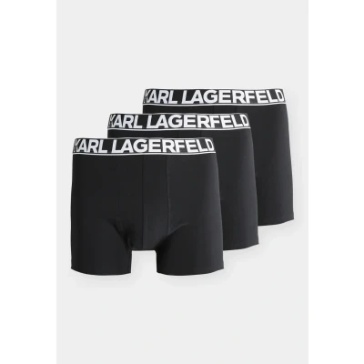Image of KARL Lagerfeld BOLD FULL Trunk 3 PACK Pants, Men&#039;s, Size: Small, Black