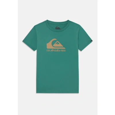 Image of Quiksilver LOGO Youth Unisex Print Tshirt, Size: 10y, Deep sea