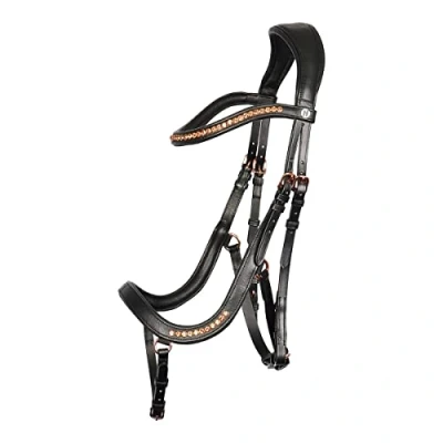 Image of Harry&#039;s Horse Bridle Rosegold anatomic