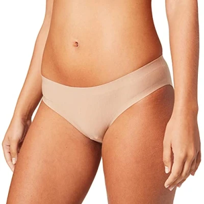 Image of Schiesser Women&#039;s Invisible Cotton Slip Underwear, Maple, 10