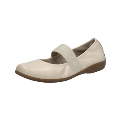 Image of Josef Seibel Fenja Ankle strap ballet pumps, Women&#039;s, Size: 5, Sand Leather