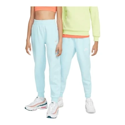 Image of Nike Sportswear CLUB Unisex Tracksuit bottoms, Size: XL, Glacier blue/white