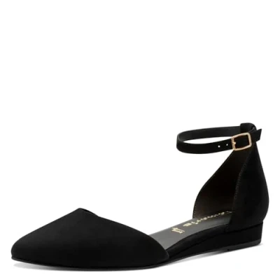 Image of Tamaris Women&#039;s Slippers, Black, 5.5 UK