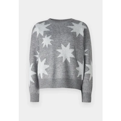 Image of ONLY Onlrosie O NECK Glitter Jumper, Women&#039;s, Size: XL, Grey