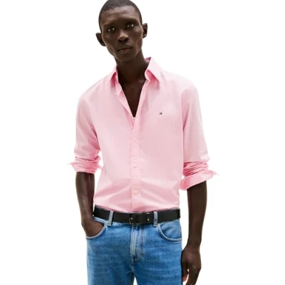 Image of Tommy Hilfiger FLEX Shirt Shirt, Men&#039;s, Size: Large, Classic pink
