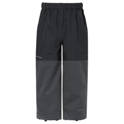 Image of VAUDE Caprea Children&#039;s Rain Trousers, Outdoor Waterproof, Windproof &amp; Breathable, Abrasion Resistant Children, Boys Girls with Adjustable Leg Length