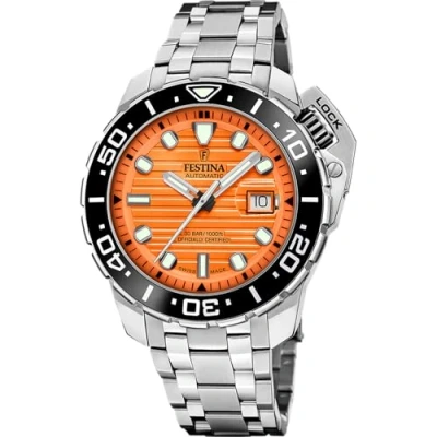 Image of Festina COSC F20043/3 Automatic Mens Watch, bracelet