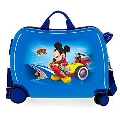 Image of Disney Lets Roll Mickey Kinder Rucksack, Azul, 50x49x20 cms, Children Suitcase