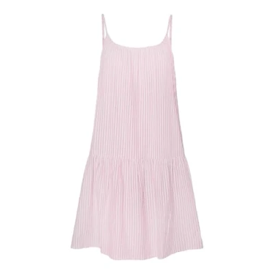 Image of Pieces Pcsally Strap Dress Day dress, Women&#039;s, Size: XS, Pastel lavender/cloud dancer