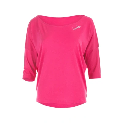 Image of Winshape 3/4 ARM Sports Tshirt, Women&#039;s, Size: XXL, Deep pink
