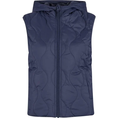Image of Urban Classics Super Puffer Waistcoat, Women&#039;s, Size: Small, Navy