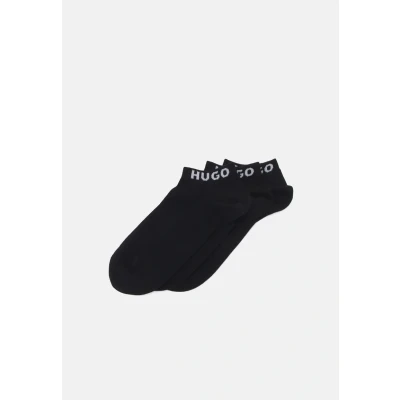 Image of HUGO 3 PACK Socks, Men&#039;s, Size: 5.5 8, Black