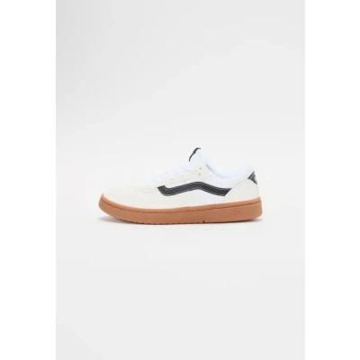 Image of Vans Cruze Unisex Trainers, Size: 6, White/gum Leather