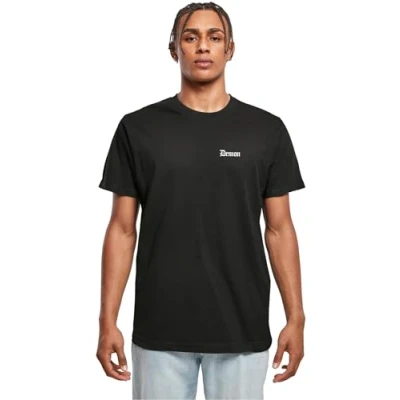 Image of Mister Tee Deamon Print Tshirt, Men&#039;s, Size: 5XL, Black