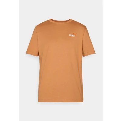 Image of Puma Color Small LOGO TEE Basic Tshirt, Men&#039;s, Size: Small, Melted caramel