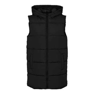 Image of Pieces Pcbee NEW Puffer VEST Waistcoat, Women&#039;s, Size: Small, Black