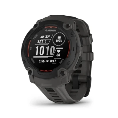 Image of GARMIN Instinct 3 AMOLED Smart Watch 45 mm, Neo Tropic with Silicone Band, Green