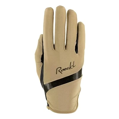 Image of Roeckl Sports Lorraine Ladies Summer Riding Gloves, Desert Glow 6.5