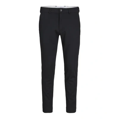 Image of JACK &amp; JONES Men&#039;s Jpstmarco Jjcooper Chino Noos Pants, Dark Grey Blend, 28 W/ 30 L, Grey, 28W / 30L