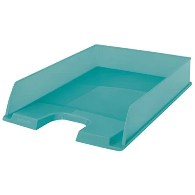 Image of Esselte Letter Tray, Blue, 35 x 25.4 6.1 cm, Modern