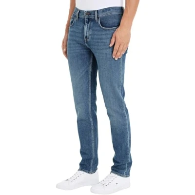 Image of Tommy Hilfiger Straight Denton leg jeans, Men&#039;s, Size: 29x32, Blue