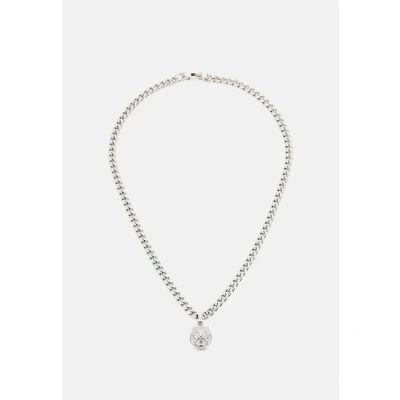 Image of Guess Chain LION Unisex Necklace silvercoloured, Size: One Size, Silver coloured