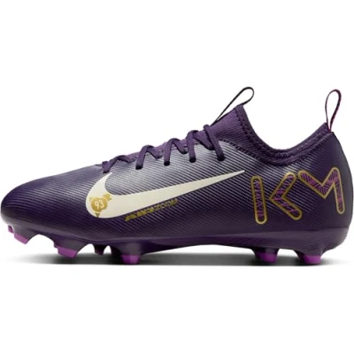 Image of Nike Performance JR ZOOM Vapor 16 Unisex Moulded stud football boots, Size: 1, Grand purple/pale ivory shoes