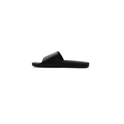 Image of Quiksilver Men&#039;s Rivi Nubuck Slide Sandals, Black 1, 45 EU
