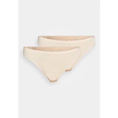 Image of Schiesser 2PACK SLIP Organic Cotton 95/5 Briefs, Women&#039;s, Size: 14, Sand