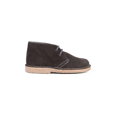 Image of Pisamonas Safari Cordones Casual laceups for kids, Size: 11K, Gris oscuro Leather