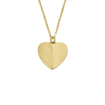 Image of Fossil Harlow Necklace goldcoloured, Women&#039;s, Size: One Size, Gold coloured