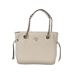 Image of Guess ECO Rianee TOTE Handbag, Women&#039;s, Size: One Size, Stone